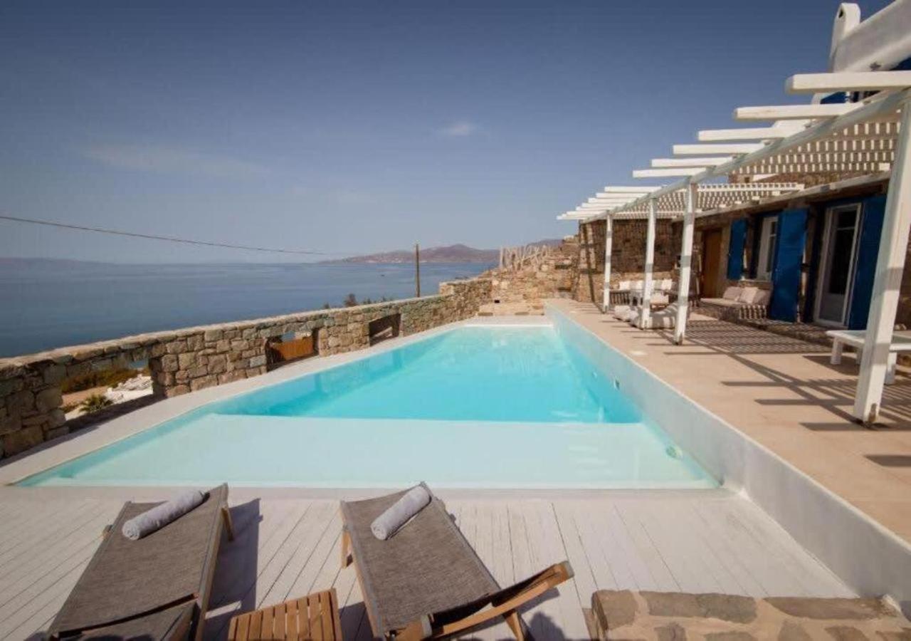 Elite With Pool & Sea View Houlakia (Mykonos)